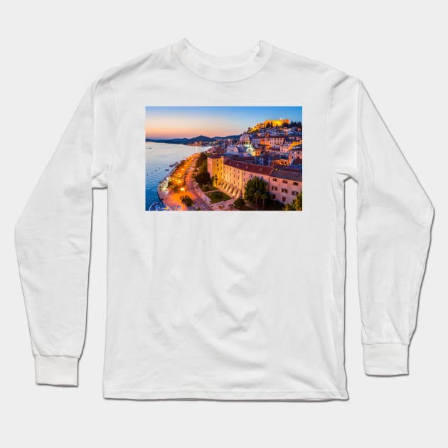 Šibenik Long Sleeve T-Shirt by ivancoric